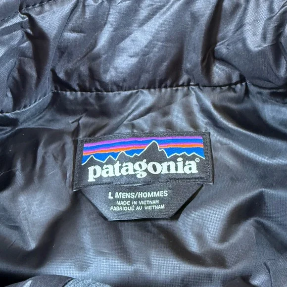 Patagonia Black Nano Puff Insulated Quilted Vest Men Sz L  Gorpcore PrimaLoft - Picture 8 of 11